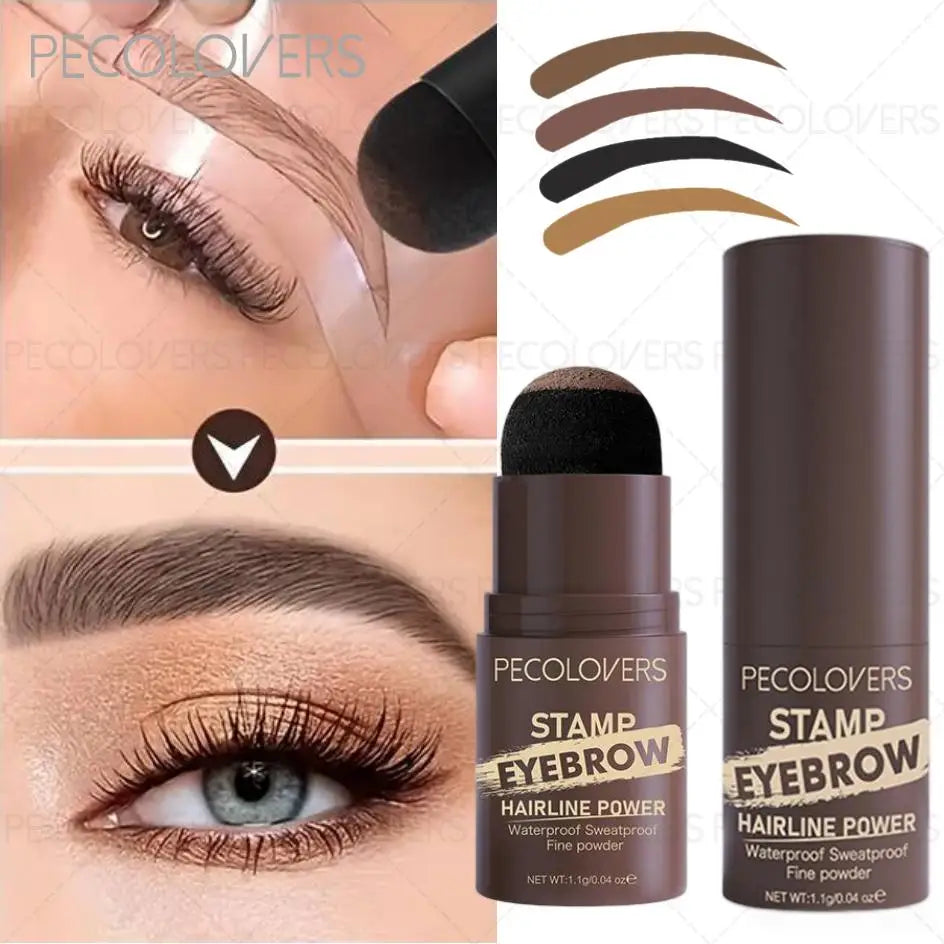 Hairline Powder Waterproof Hairline Root Cover Up,Sweatproof Eyebrow Contour Stick,Root Edge Shadow Filling Powder Zpaxo