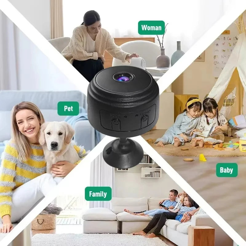 A9 Mini Camera HD Intelligent Home Security IP Wifi Monitor Mobile Zpaxo