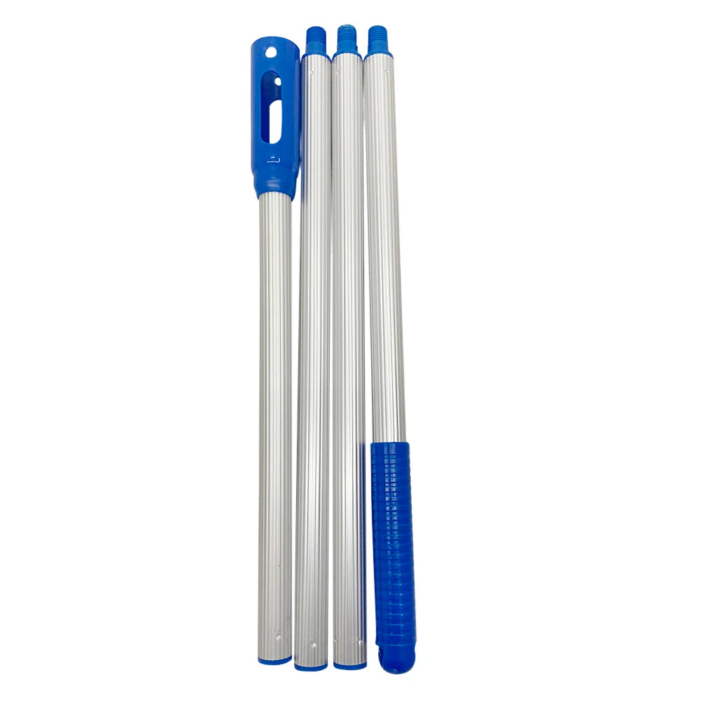 Fish Pond Skimmer Net Telescopic Swimming Pool Net Leaf Skimmer Detachable Lightweight Multifunctional Debris Tools Accessories Zpaxo 4-section sleeve rod