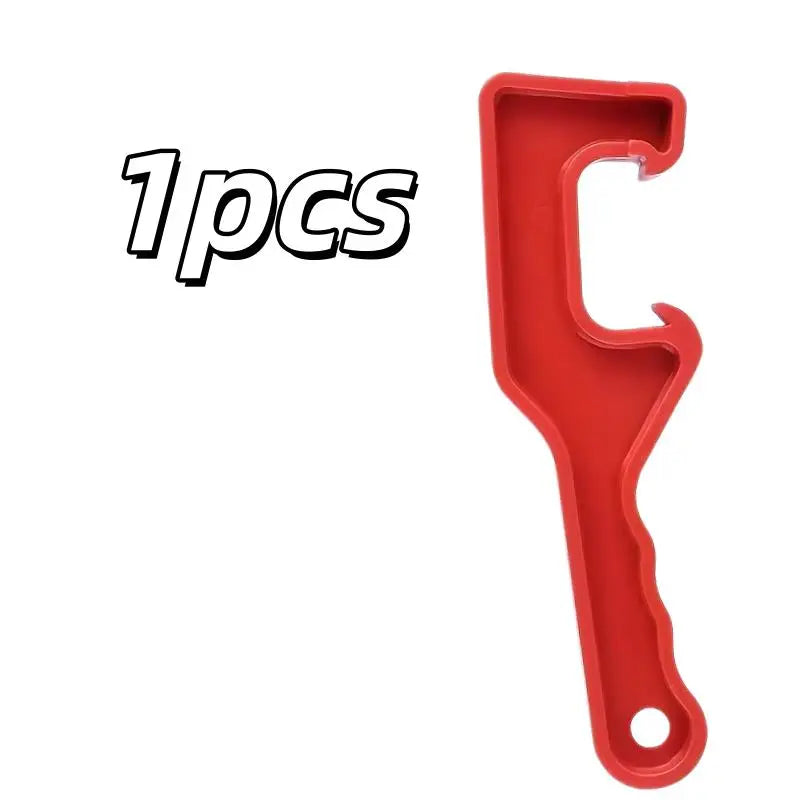 1pcs Plastic 5-Gallon Paint Can Opener – Lightweight Durable Wrench, Easy Grip for Home & Industrial Use Zpaxo 1pcs