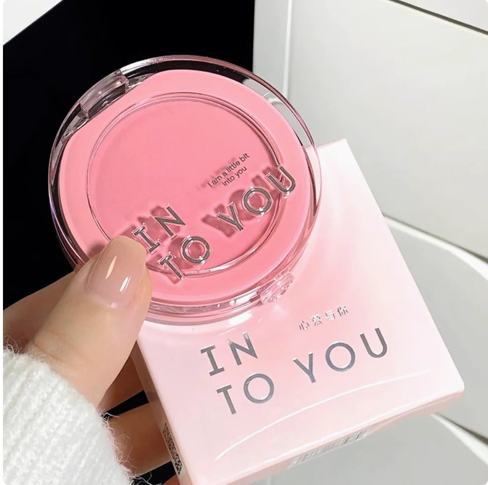 INTO YOU Fluffy Pillow Single BLUSHER Shades Long-lasting Zpaxo