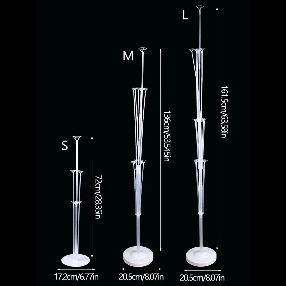 Balloon Stand Kit 70/130/160cm Balloon Stand With Base and Pole for Table Birthday Wedding Party Decoration Zpaxo