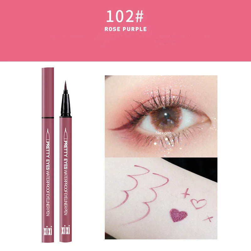 Professional Fast Dry Smooth Waterproof Eyeliner Pencils Eyes Brown Zpaxo 102