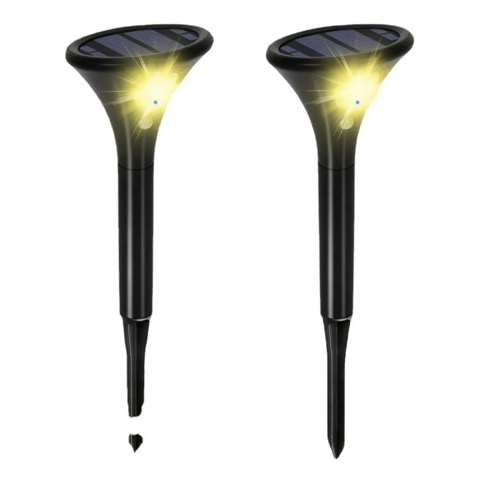 Solar Outdoor Lights Sensor Pathway LED Lamp Waterproof Landscape Zpaxo