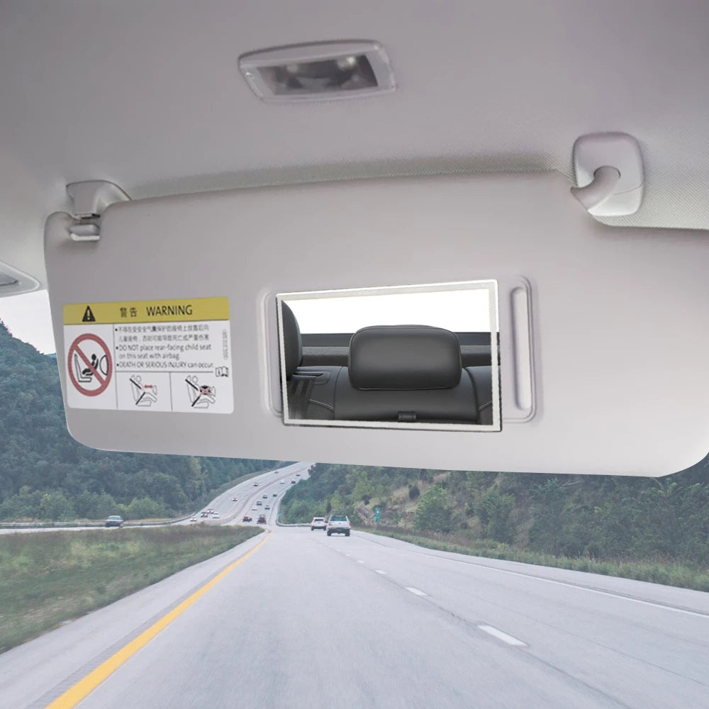 Portable Car Makeup Mirror Auto Sun-shading Visor HD Mirrors