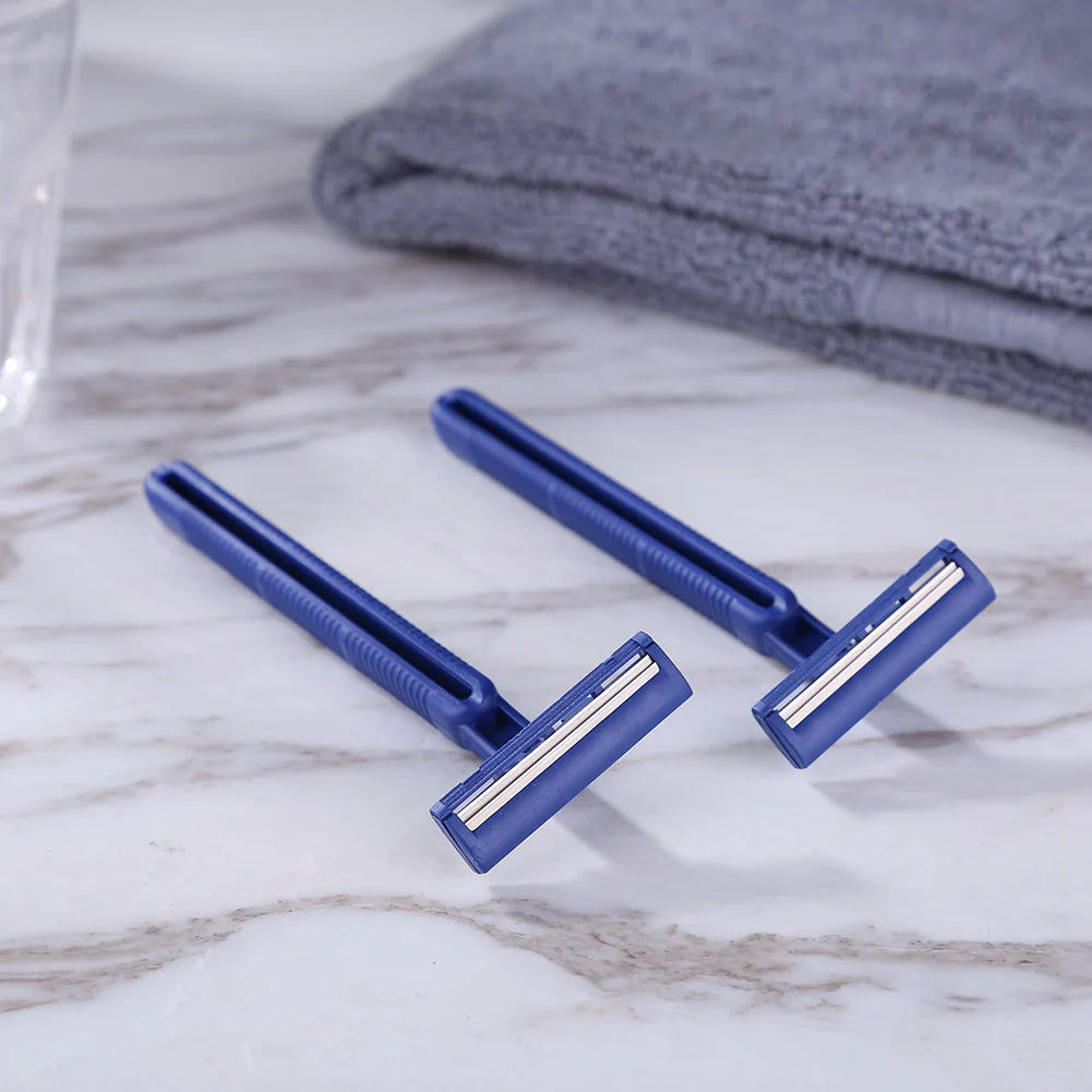 100- Disposable Whiskers Shaving Shavers Stainless Body Trimmer 2 Zpaxo
