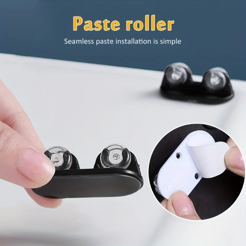Mini Caster Pulley Storage Box Universal Silent No Scratches Zpaxo