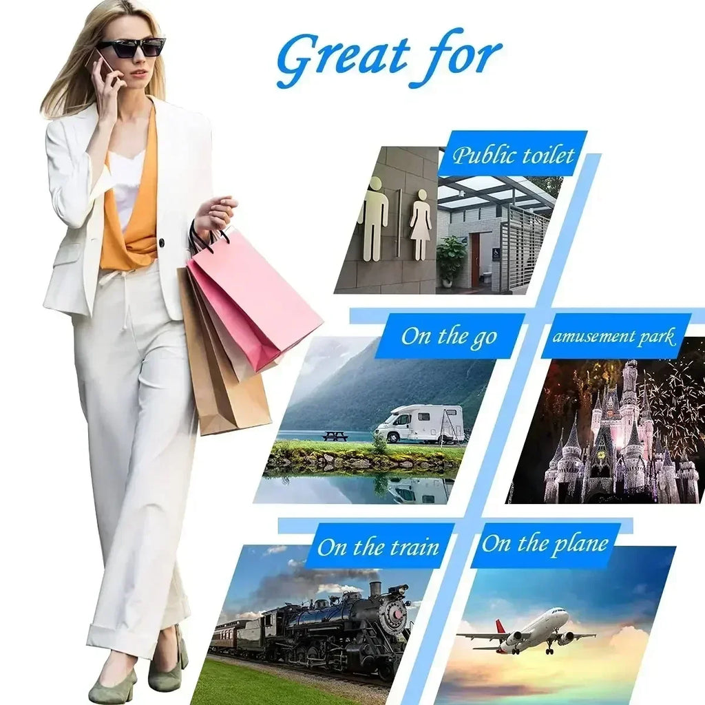10/50PCS Biodegradable Disposable Plastic Toilet Seat Cover Portable Safety Travel Bathroom Toilet Paper Pad Bathroom Accessory Zpaxo