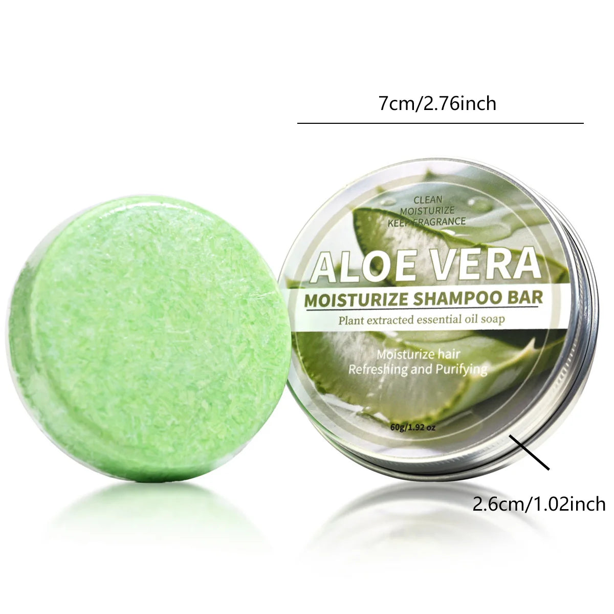 Aloe Vera Moisturizing Shampoo Bar – Deep Cleansing Hair Soap Shampoo Bar Zpaxo