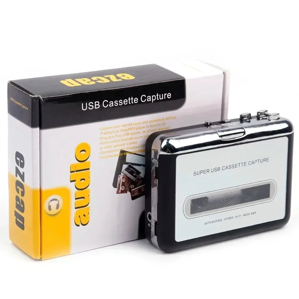 Cassette Player Usb Cassette To Mp3 Converter Capture Audio Music Player Tape Cassette Recorder Drop Shipping Zpaxo Default Title