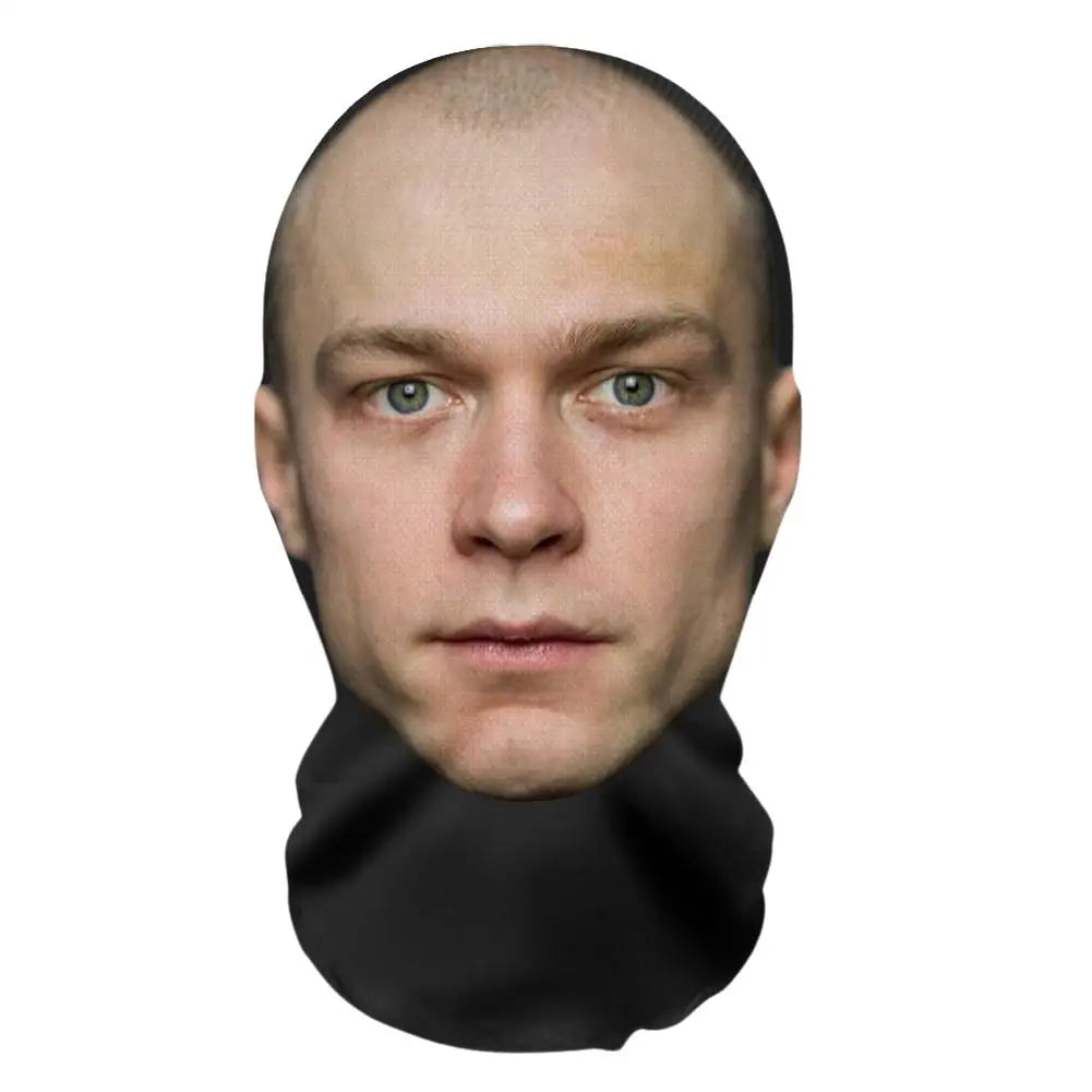 John Pork 3D Printed Seamless Mask – Cosplay & Party Head Cover Cosplay Head Mask Zpaxo D