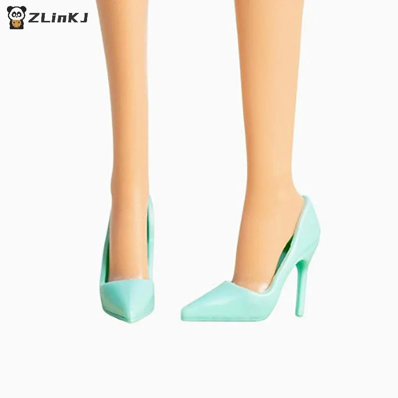 4 Pairs Doll Heels Ankle Boot Supermodel Similar Foot Shape Wearable Zpaxo