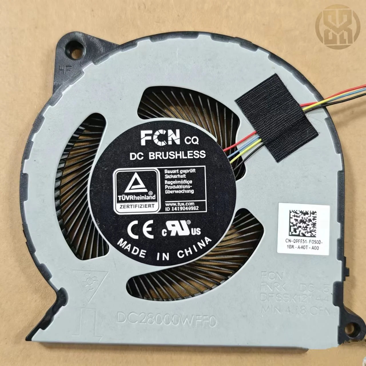 0RFF51 Laptop CPU Cooling Fan Dell Vostro 3510 3520 3525 Inspiron