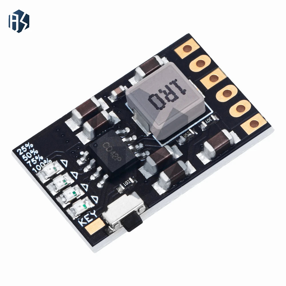 CD42 2-in-1 Battery Module - 3.7V Li-ion Charging & 5V Boost Conversion Integrated Management Zpaxo