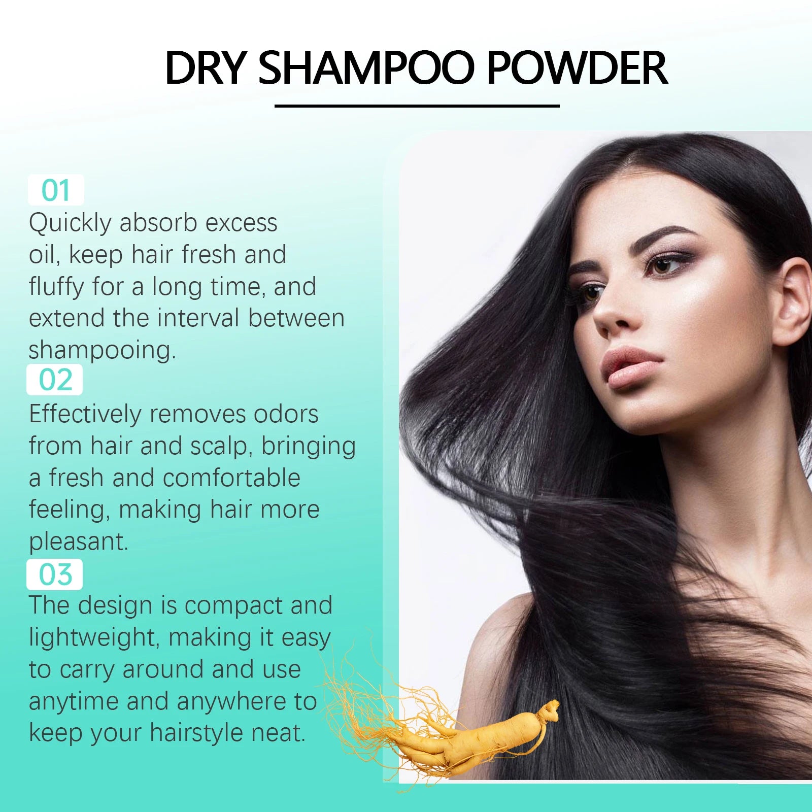 EELHOE Dry Shampoo Powder – Oil Control & Volume, 8.5g Dry Shampoo Powder Zpaxo