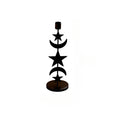 Nordic Wrought Iron Candle Holder Moon Star Design Romantic Tabletop