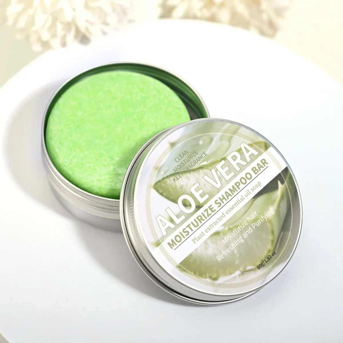 Aloe Vera Moisturizing Shampoo Bar – Deep Cleansing Hair Soap Shampoo Bar Zpaxo