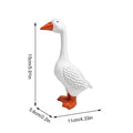 Porch Goose Statue 1PC Resin statue Goose Decor for Porch Outdoor Garden Yard Lawn Patio Entryway Farmhouse Home Decor Zpaxo 01
