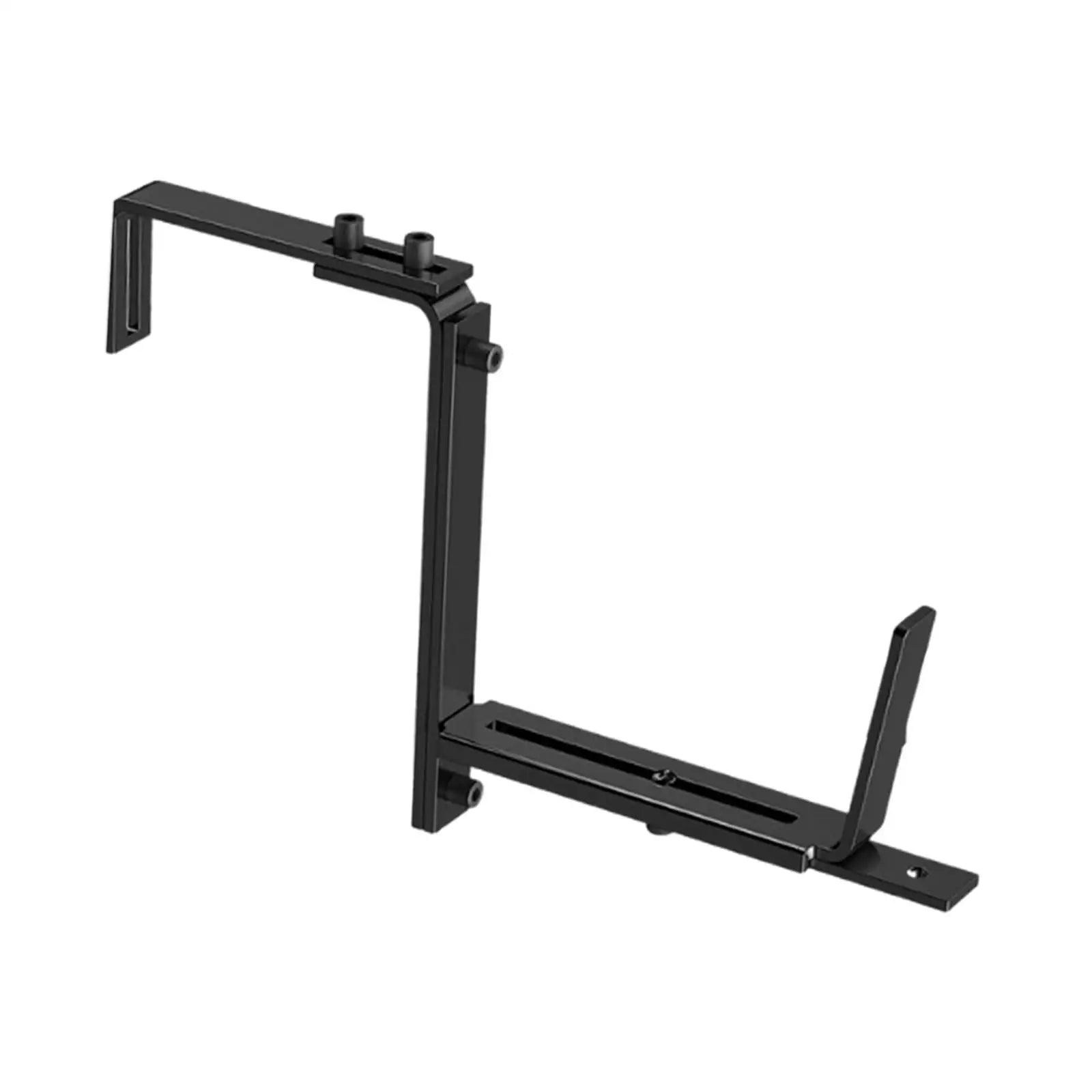 Adjustable Flower Pot Bracket Hang Window Box Holder Support Flower Pot Rack Holder for Pergola Patio Fence Balcony Garden Zpaxo Default Title