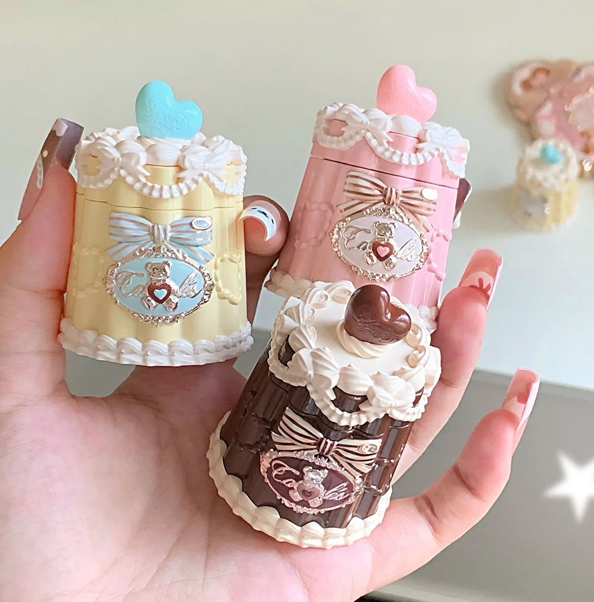 Flower Knows Bear Coating Lip Jelly Makeup Lipstick Sweetie Zpaxo