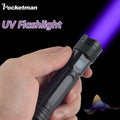POCKETMAN 365nm UV Black Light Flashlight – Rechargeable Mini LED