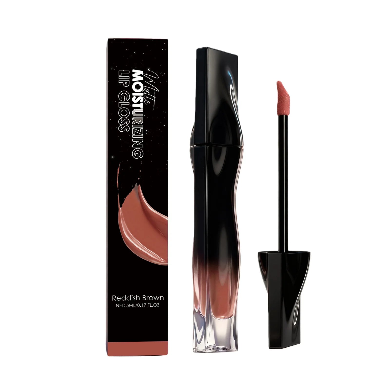 Premium Matte Lip Balm 6-Color Moisturizing Lipstick Set Matte Lipstick Set Zpaxo Reddish Brown