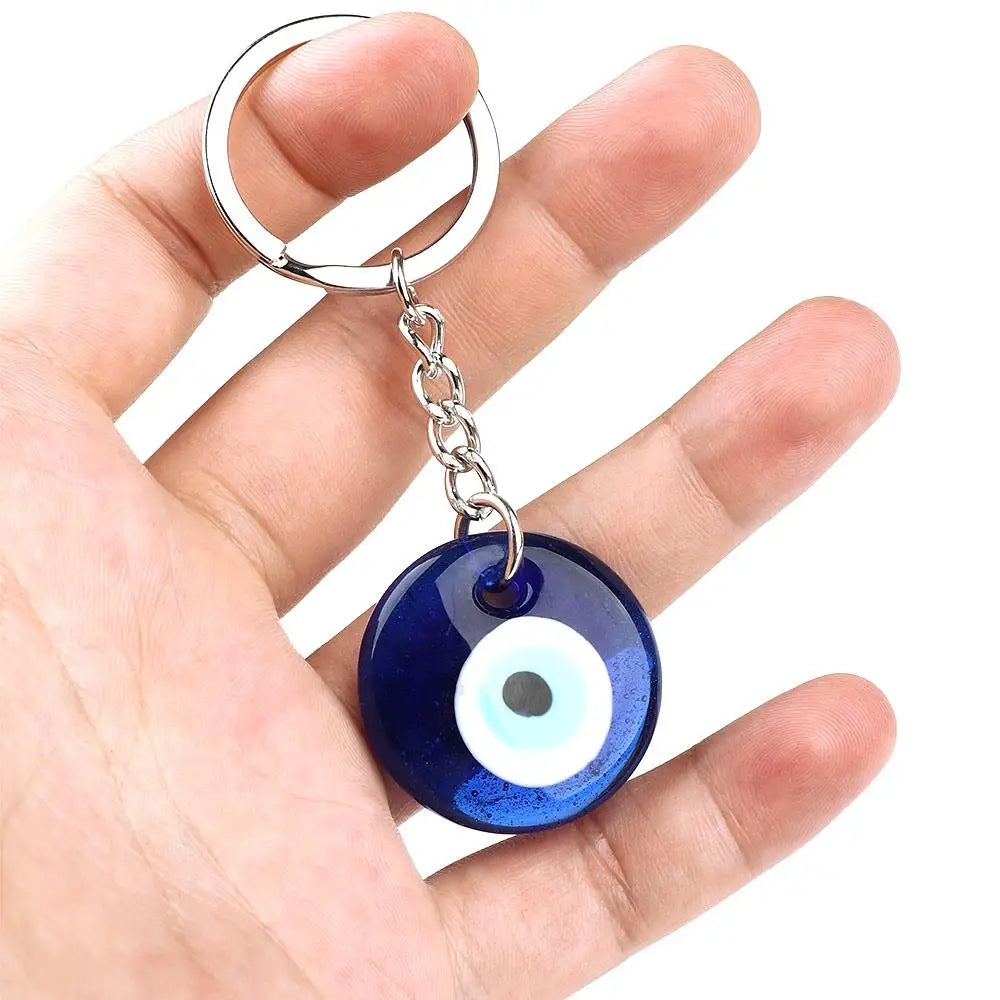 Fashion Greek Pendant Charm Gift Turkish Blue Eye Keychain Accessories Zpaxo