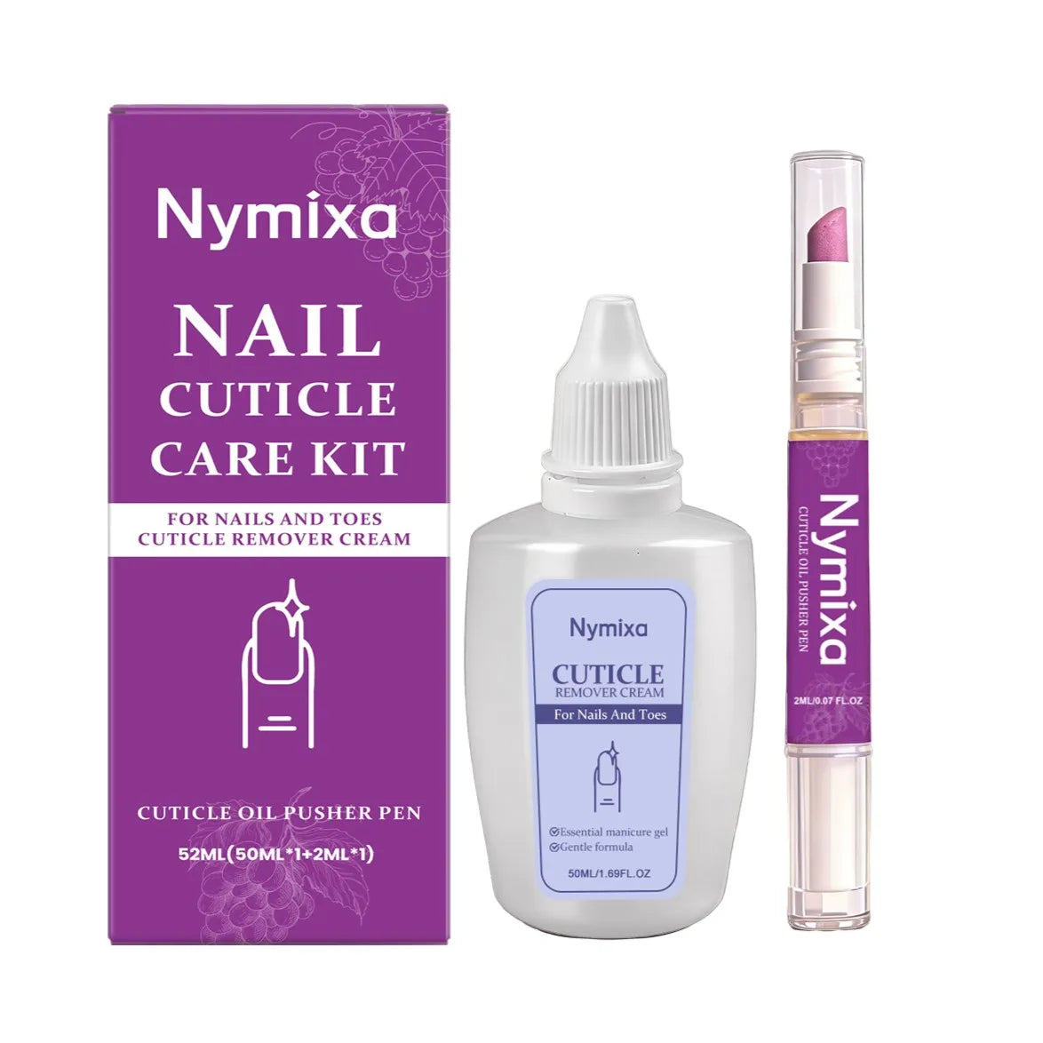 Cuticle Care Kit – Nail Oil Pen, Strengthener & Repair Set Cuticle Care Kit Zpaxo 1SET