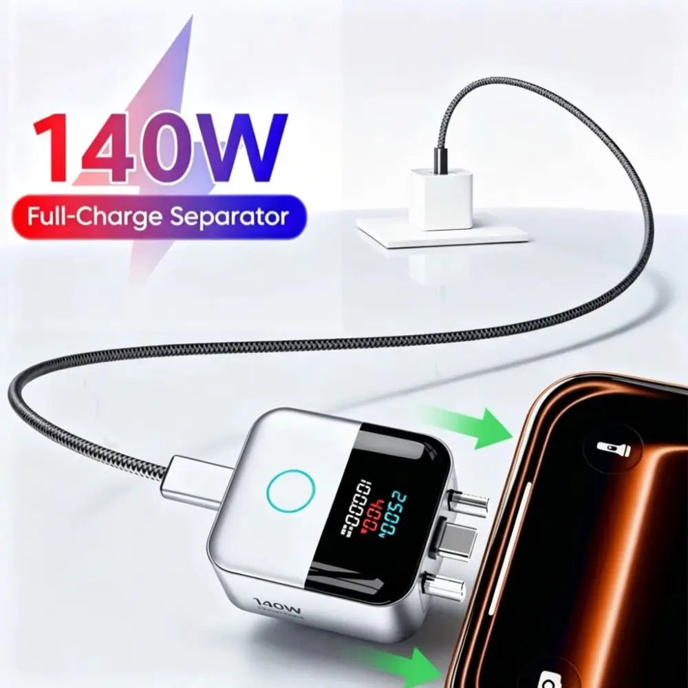 Auto Disconnect Full Charge Separator Overcharge Protection Auto Power Off Overcharge Protection Separator Type-C Zpaxo