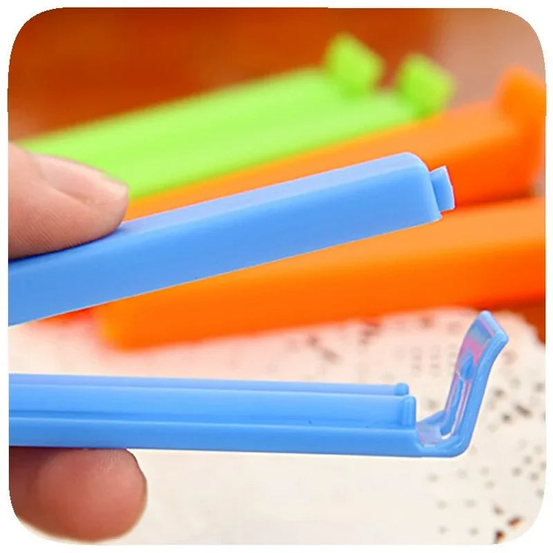 10/20Pcs Portable New Kitchen Storage Food Snack Seal Sealing Bag Clips Sealer Clamp Plastic Tool Kitchen Accessories Wholesale Zpaxo