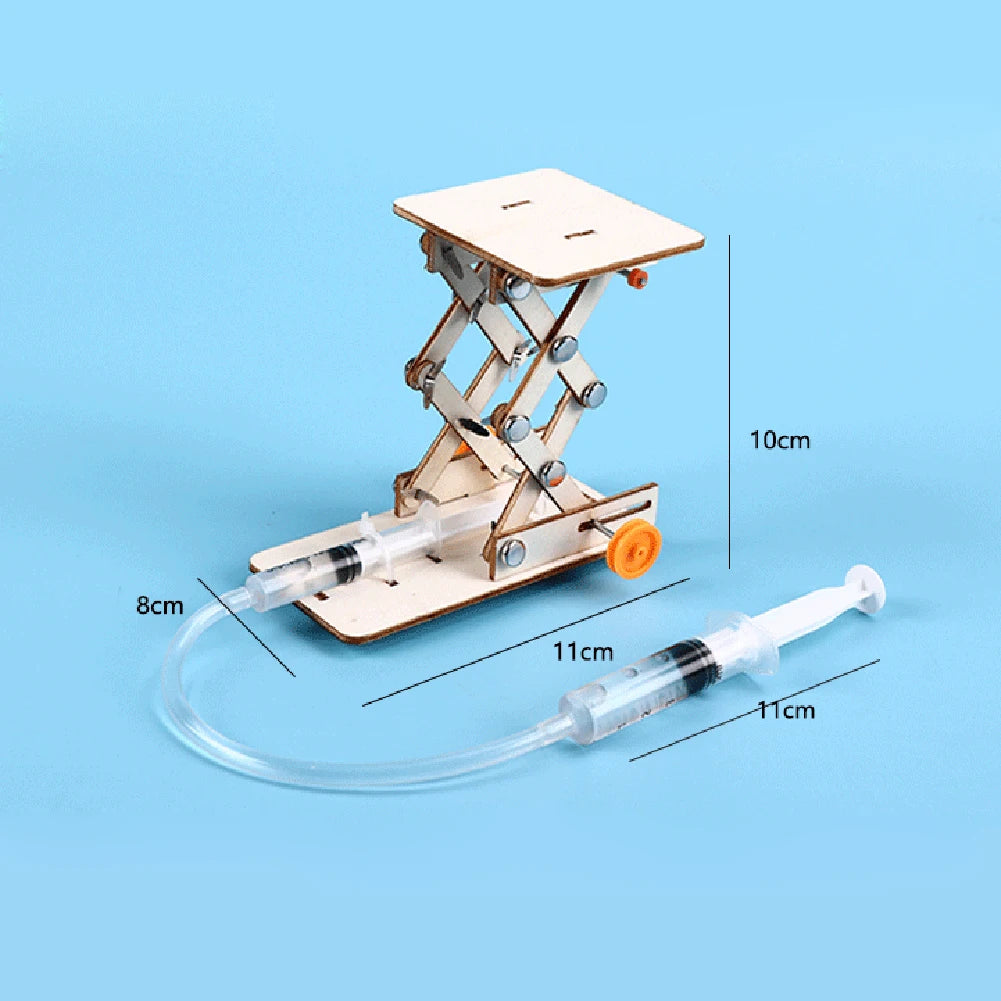 DIY Hydraulic Lift Table Model Kit Educational Scientific Physics Experiment Toy Zpaxo