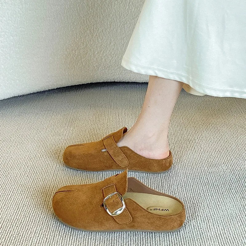 Women's Fish Mouth Closed Toe Solid Comfortable Sandals Summer Women Zpaxo camel 40