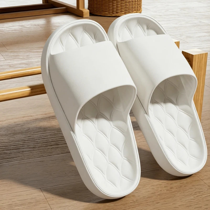 Fashion Men Slippers Summer Flat Lightweight EVA Home Bathroom