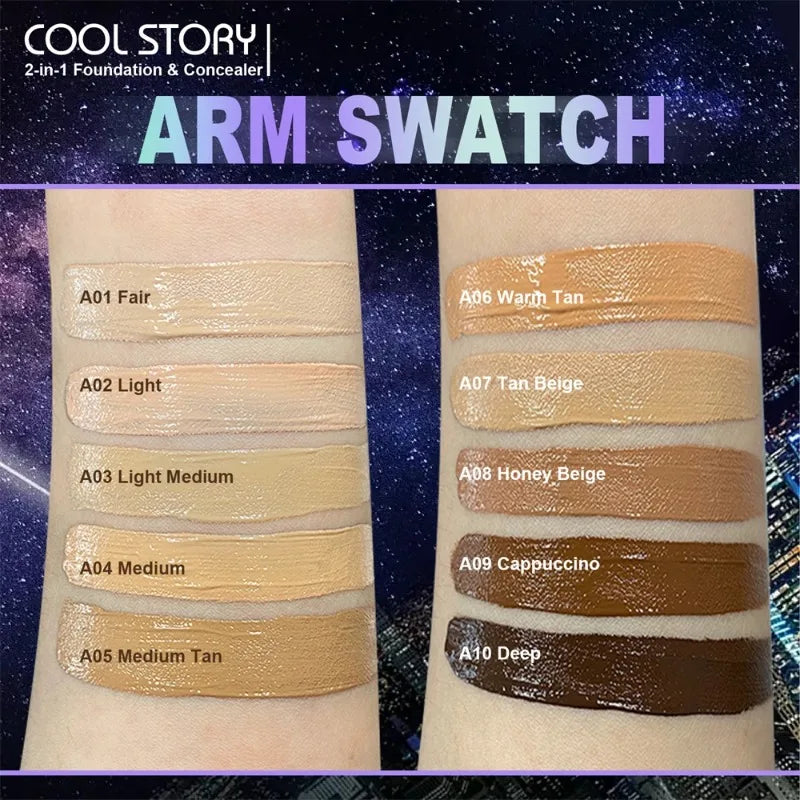 10 Colors Face Foundation Lasting Moisturizing Matte BB Cream Liquid