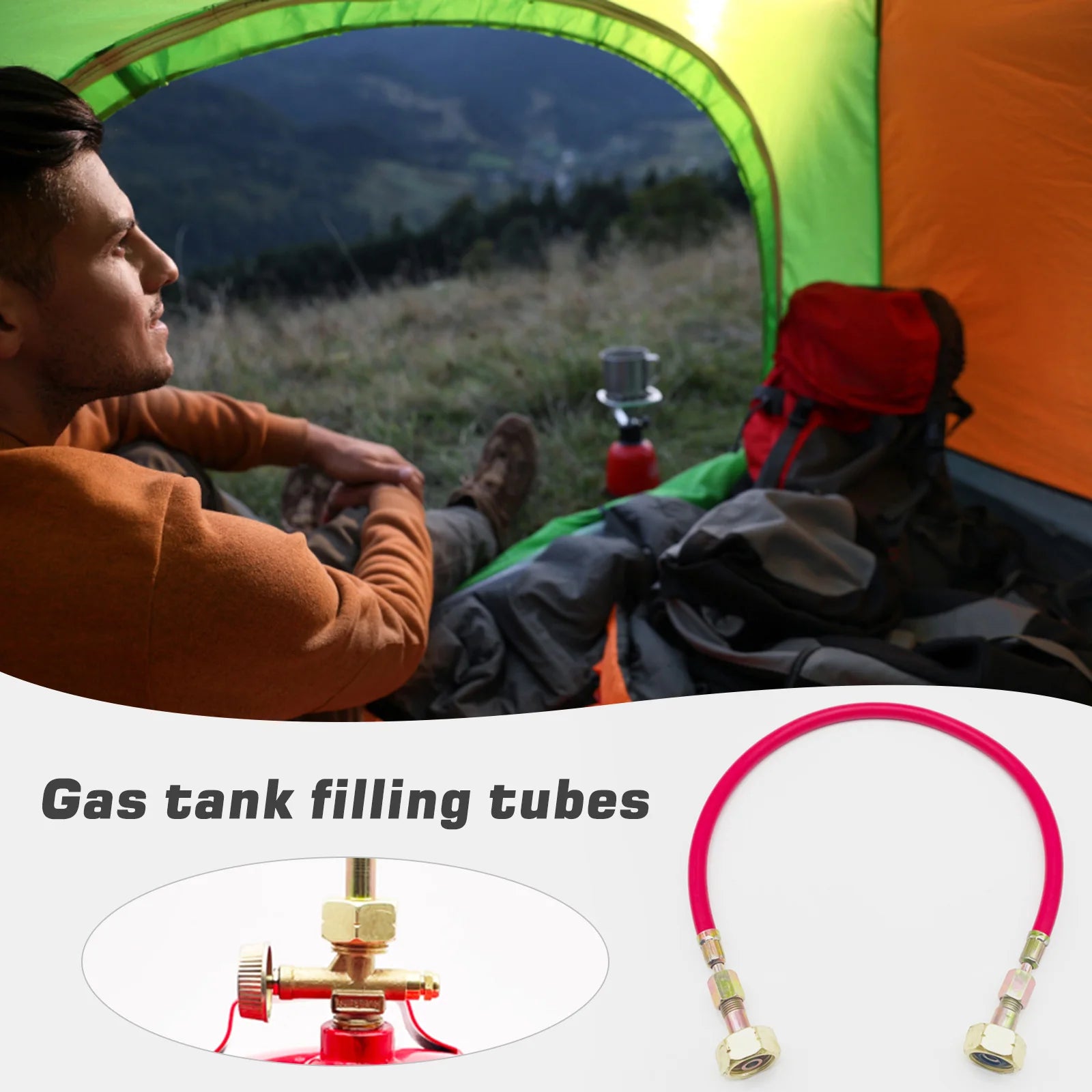 Rubber LPG Cylinder Interfill Connecting Pipes Strength Gas Cylinders