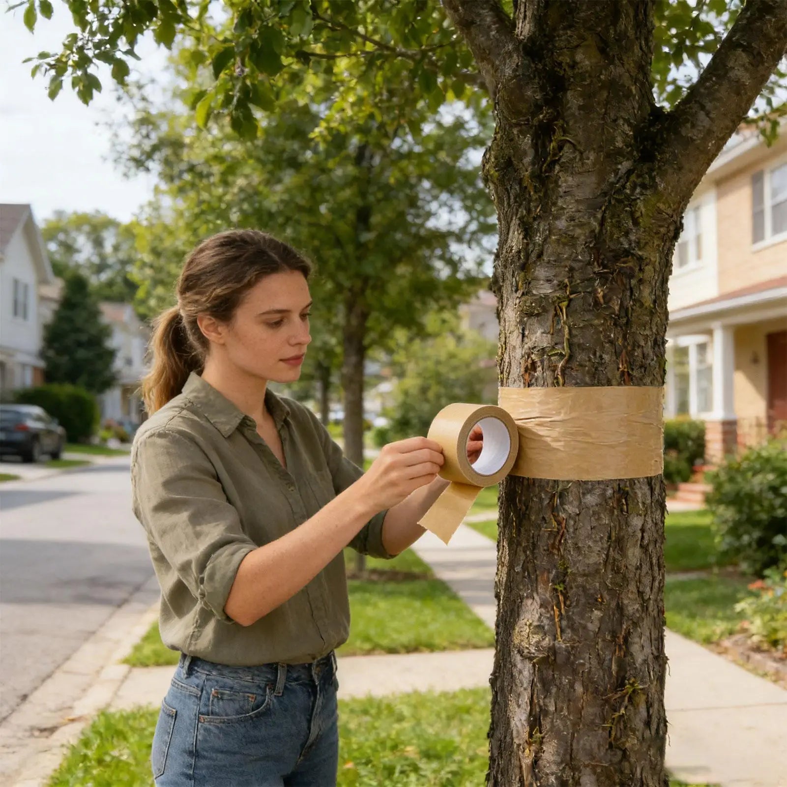 Fruit Tree Protection Tape Sticky Barrier Plant Protector Bark Shield Zpaxo