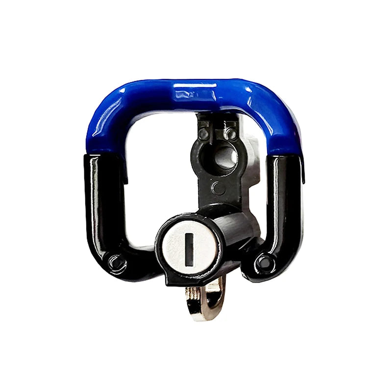 Aluminum Motorcycle Helmet Lock Anti-theft Bicycle Security 2 Keys Zpaxo Blue