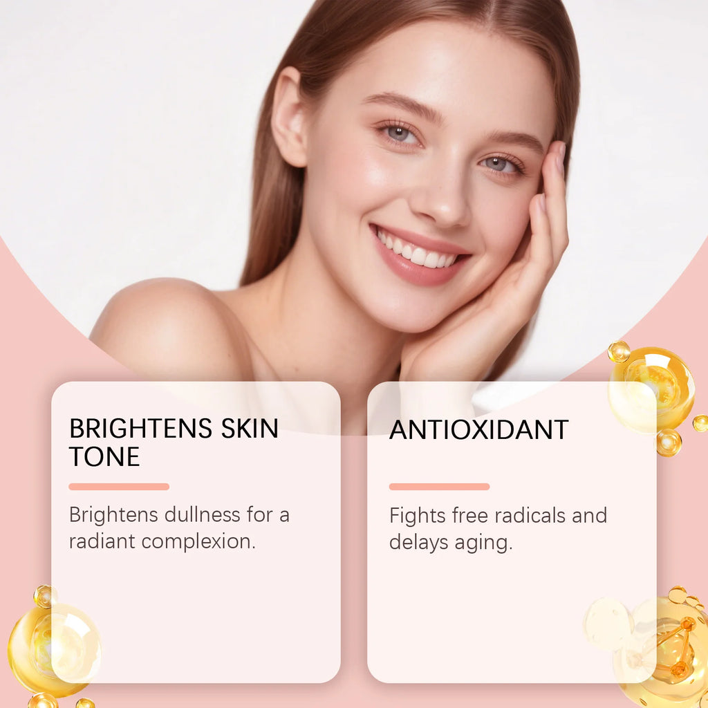 Antioxidant 5-in-1 Facial Serum Fades Dark Spots Dullness Brightens Zpaxo