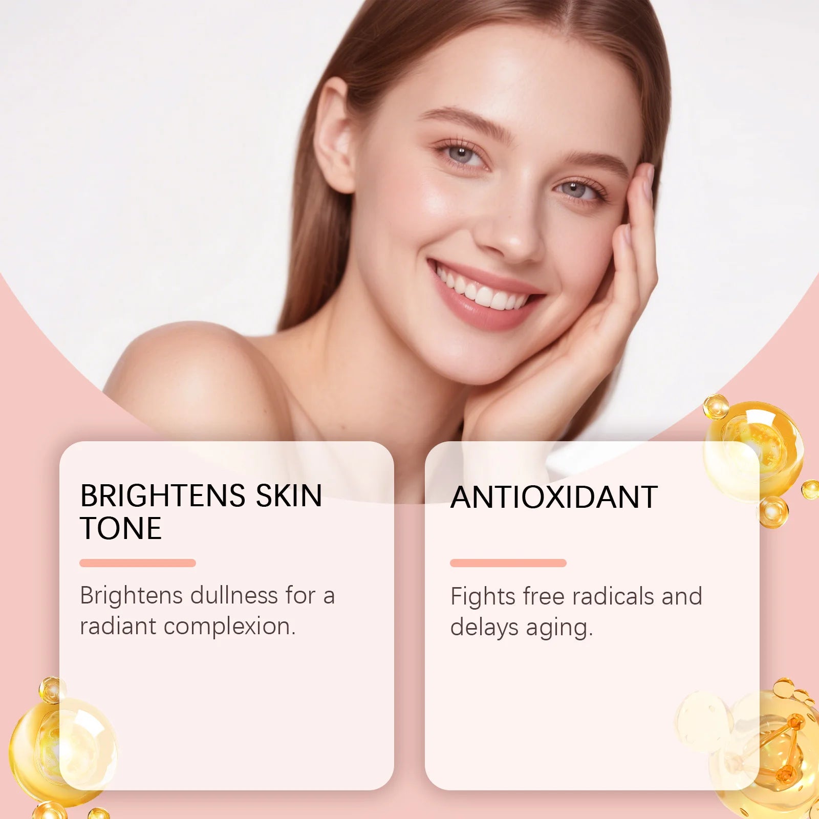 Antioxidant 5-in-1 Facial Serum Fades Dark Spots Dullness Brightens Zpaxo