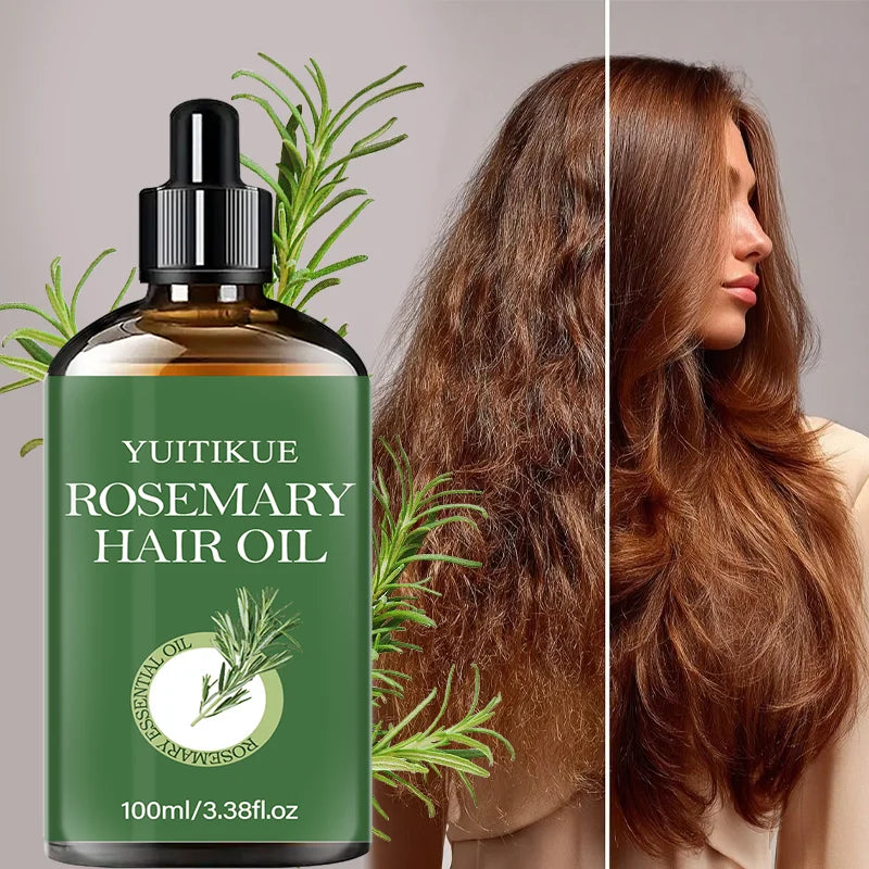 YUITIKUE Rosemary Essential Hair Oil – Smooth & Shiny Hair Rosemary Hair Oil Zpaxo