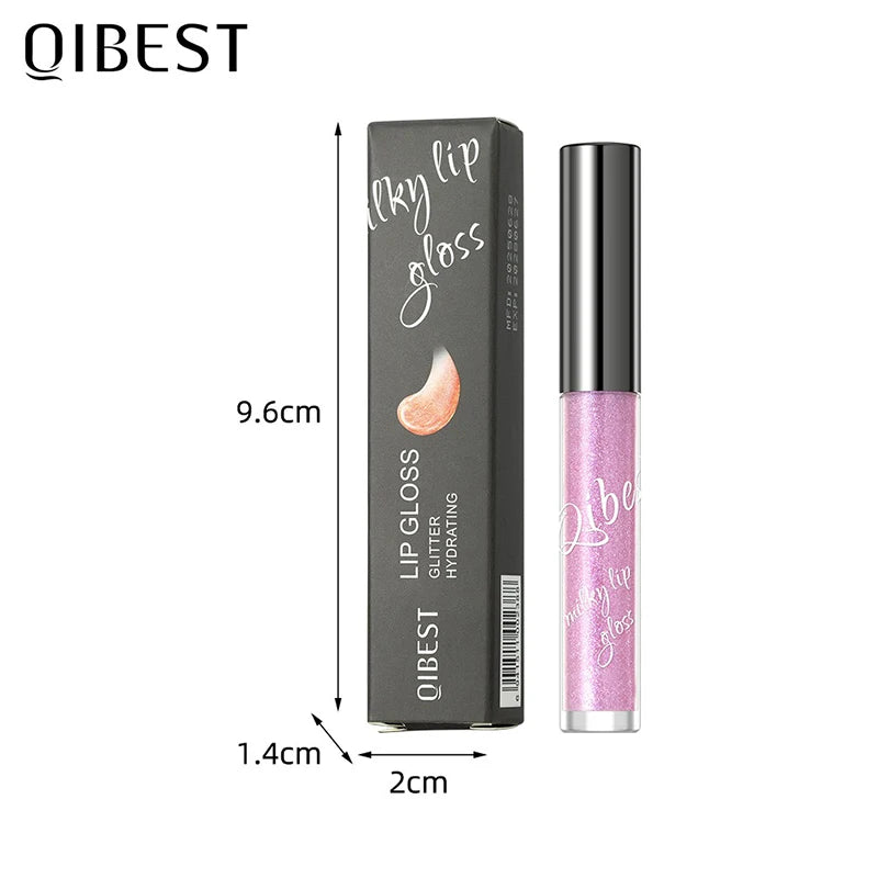 3 Color Mirror Fine Flash Liquid Lipstick Makeup Pearlescent Color Shiny Lip Gloss Long Lasting Lip Oil Lip Tint Gifts for Woman Zpaxo