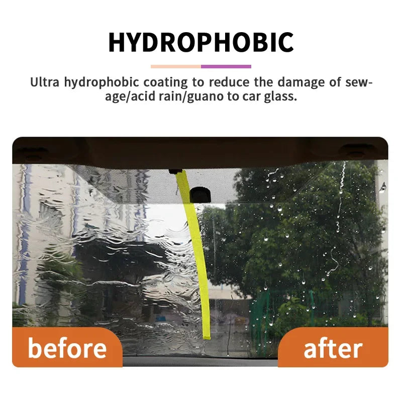 Nano Hydrophobic Car Glass Water Repellent Spray 50ml/100ml