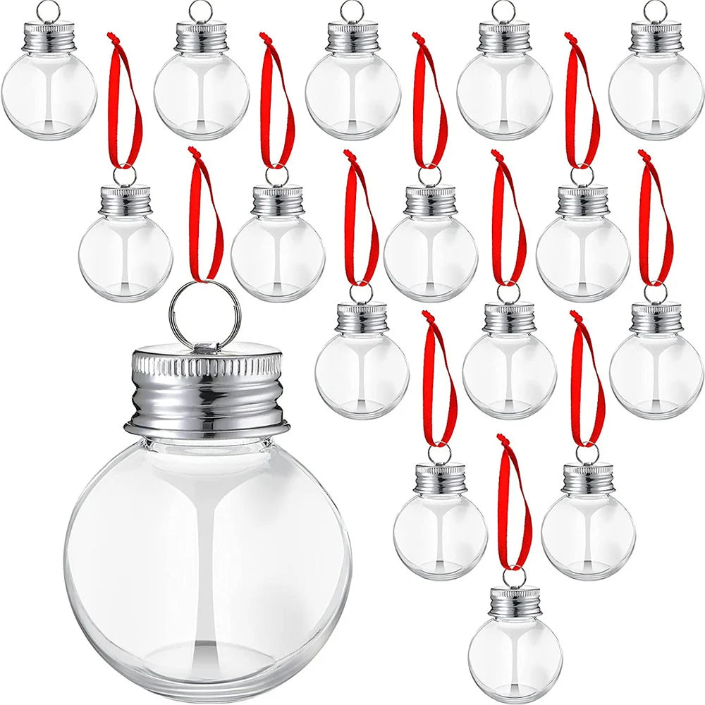 Fillable Christmas Light Bulb Ornament Bottles – 50–250ml