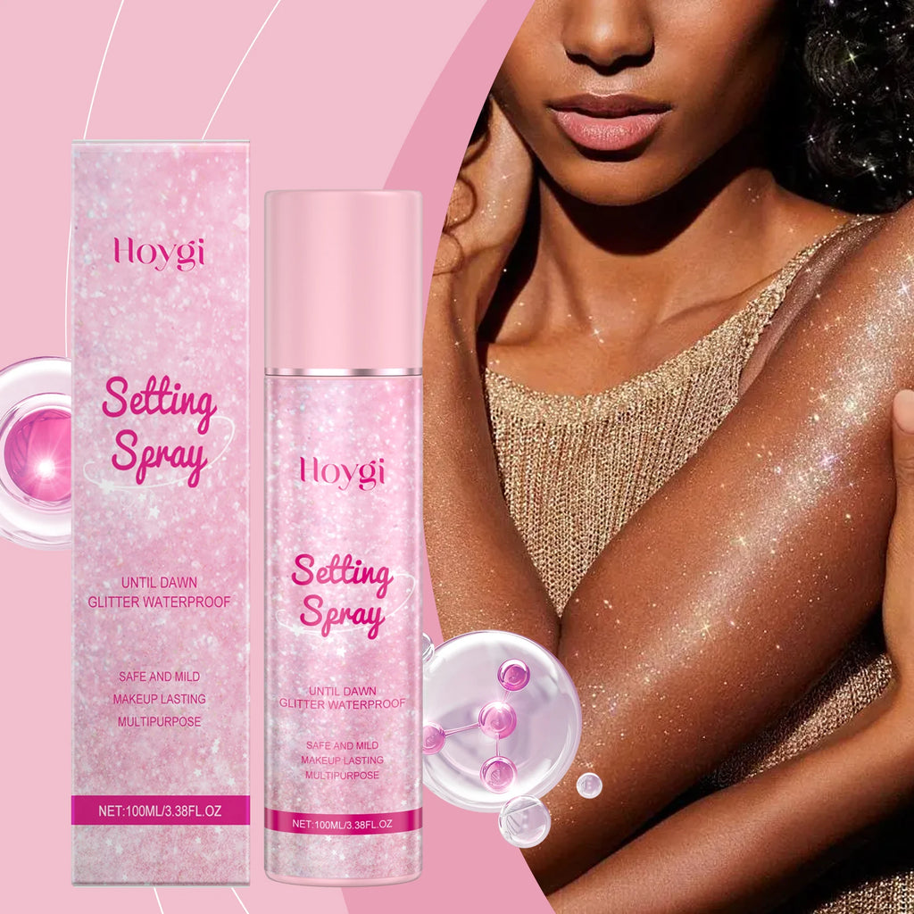 Hoygi Flash Setting Spray Oil Control Waterproof Sweat Proof Long-Lasting Base Makeup for Body Charming Face Fixer Make up Spray Zpaxo