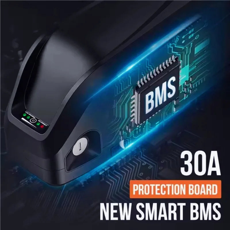 New 52V 48V 36V Hailong Battery 15Ah-20Ah-30Ah for 250-1200W Bafang BBS02 BBS03 BBSHD Motor Full Capacity Power Pack Suitable Zpaxo