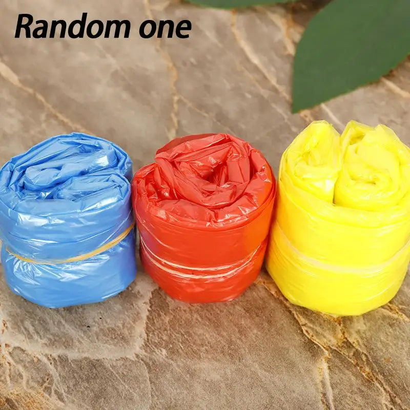 Portable Raincoat Ball Disposable Waterproof Poncho Adults Thickened Zpaxo one size B