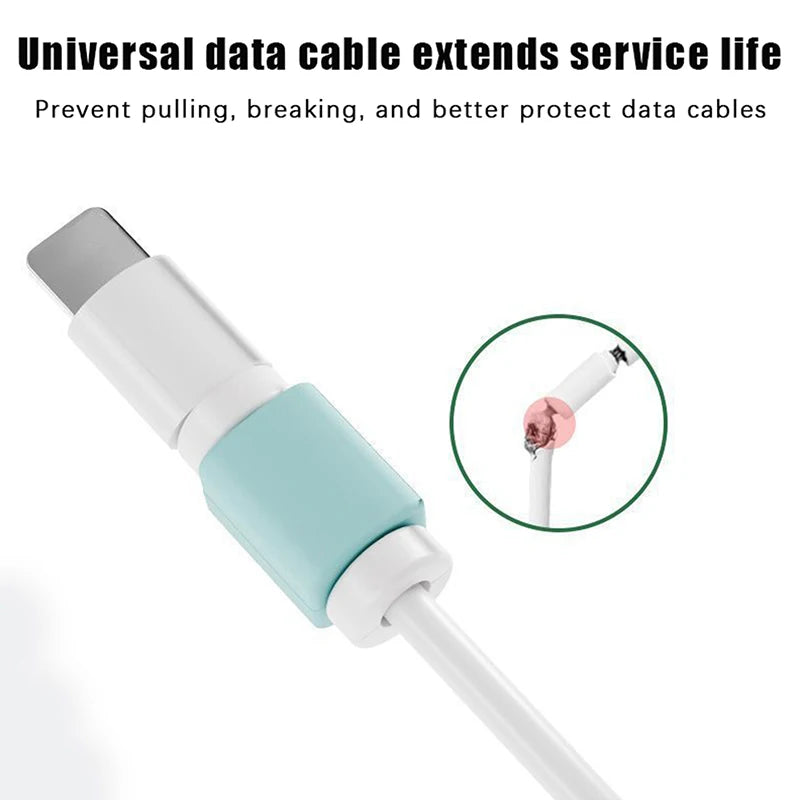 10-Pack Universal Cable Protector – Anti-Break Cord Saver Cable Protector Zpaxo