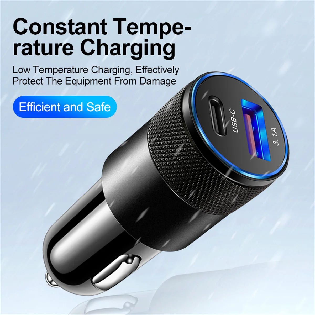 66W C Fast Charger Car Phone Charging Adapter Cell Socket Cigarette