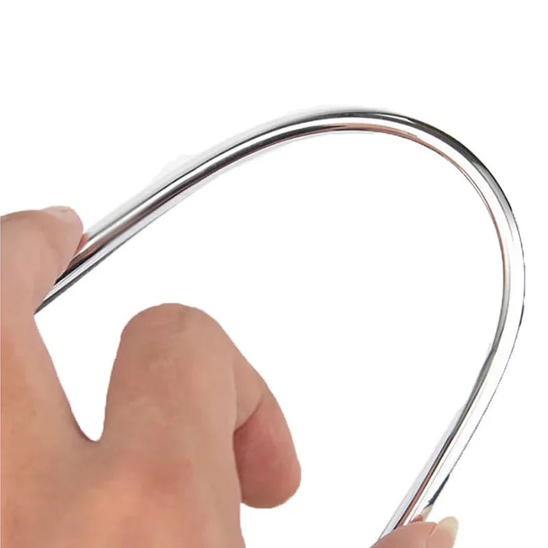 U-Shape Car Air Vent Trim Strips – 10/20PCS Chrome Decor
