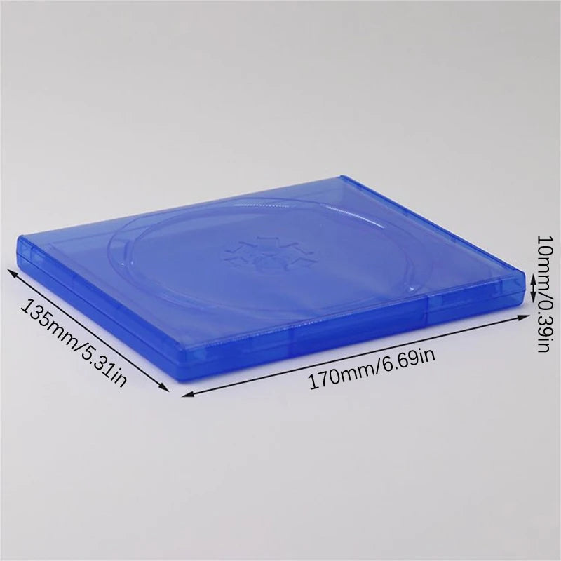 ▶1/2/3PCS Blue CD DVD Discs Storage Box Cover CD Game Case Protective Box Game Disk Holder Disk Case Zpaxo 1PCS